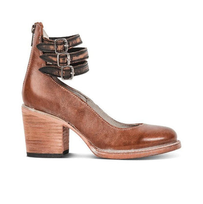 Autumnal & stylish women's leather shoes with slip-resistant sole – Amalia
