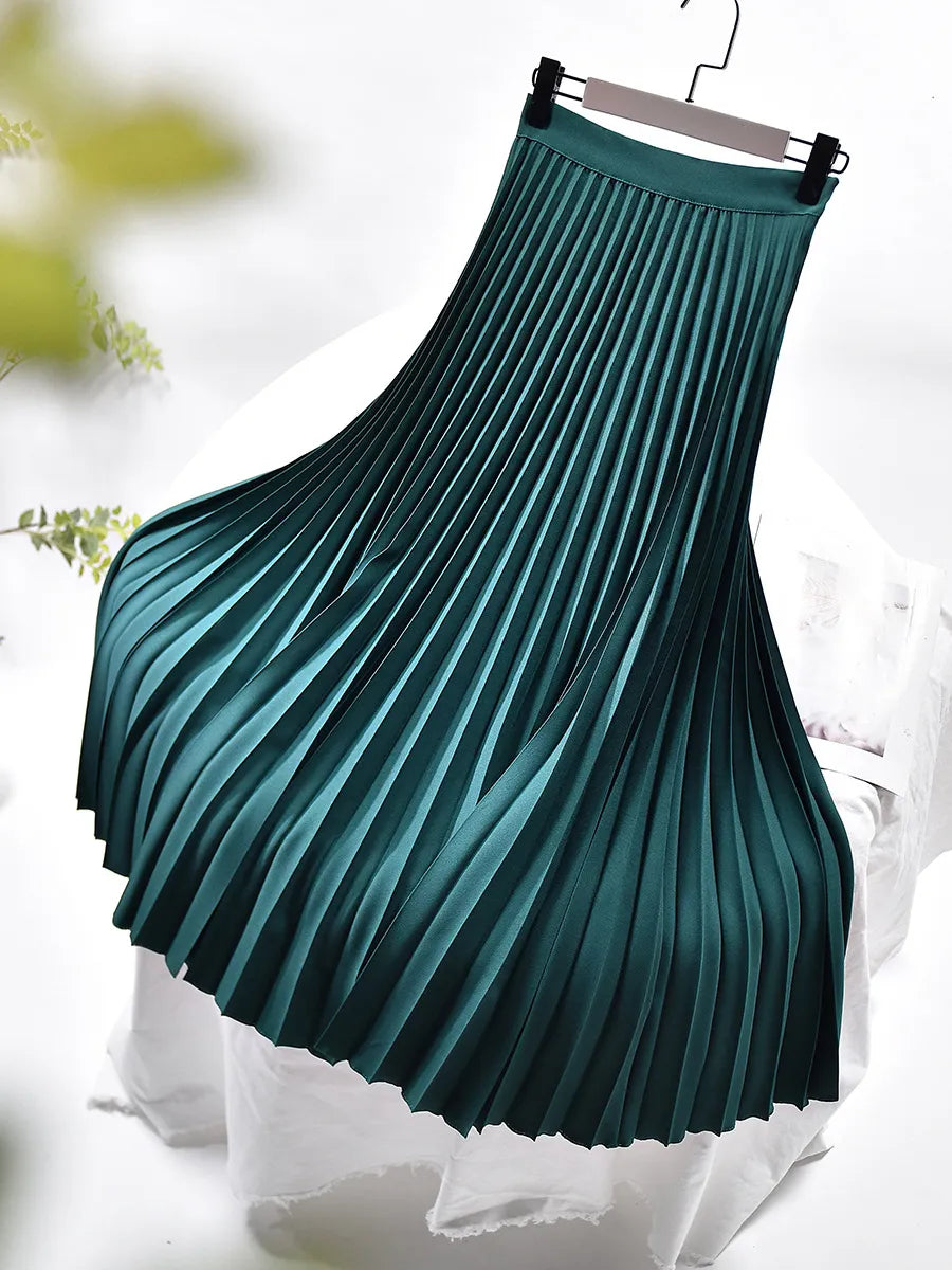 Pleated A-line skirt – Aurelia Autumn Magic