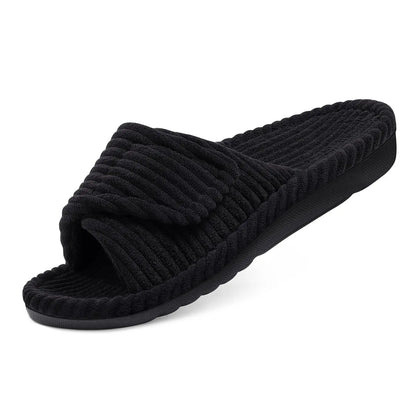 Orthopedic Corduroy House Slippers with Arch Support 8