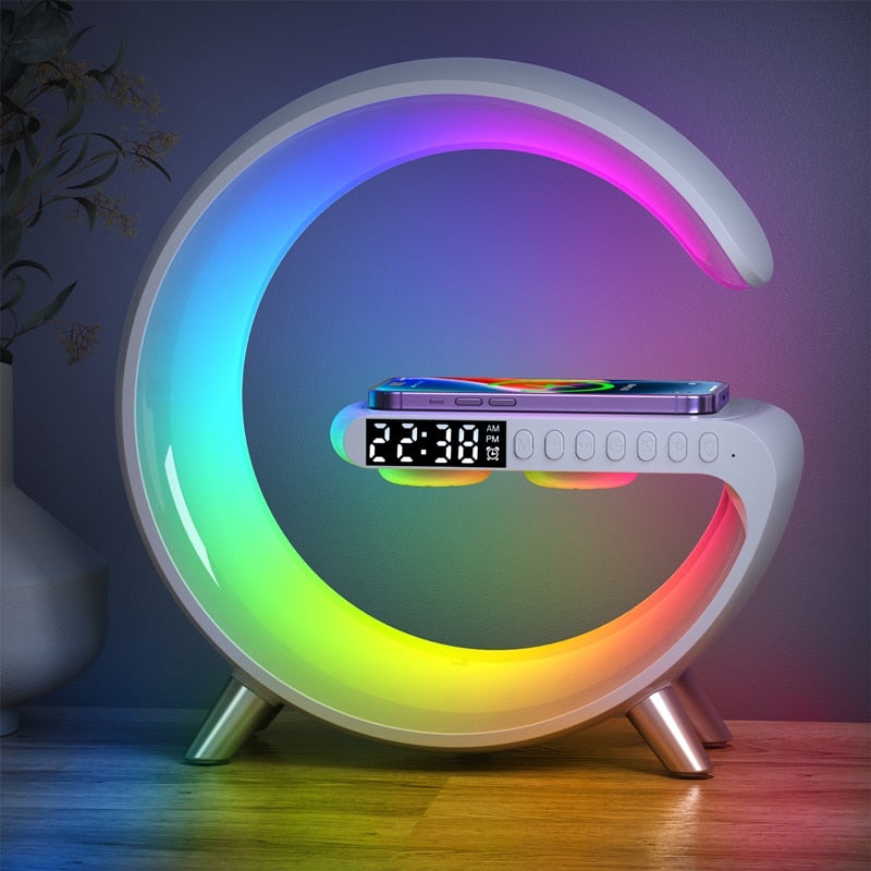 Wireless Charging Station with Speaker - ChargeGlow