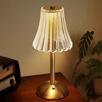 Golden Crystal Table Lamp - Aurora Luxe