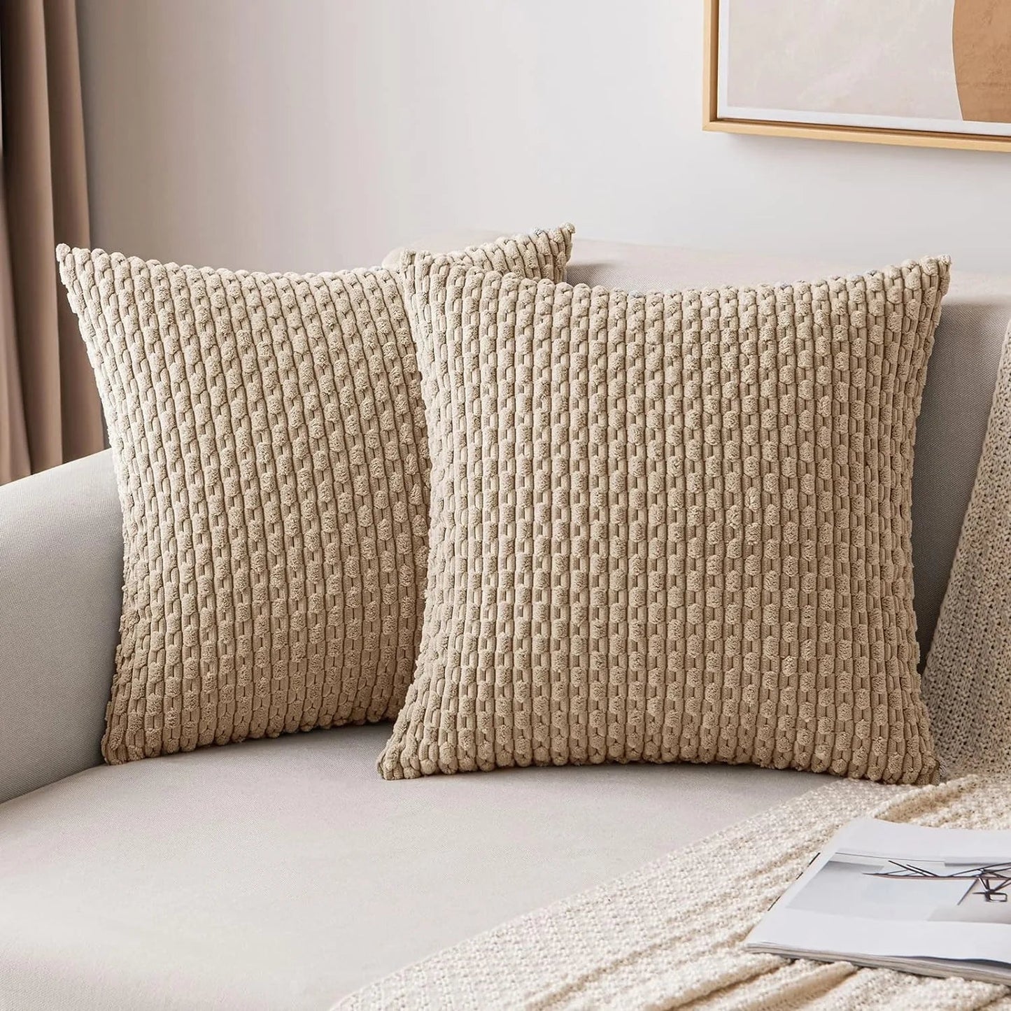Corduroy Cushion Covers with Boho Style – Velvia