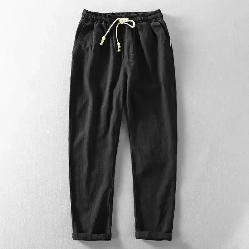 Ultralight Breathable Men's Linen Trousers – Fabio