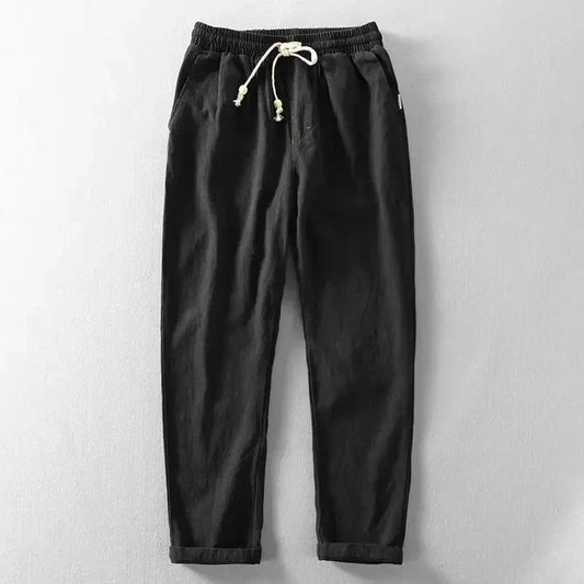 Ultralight Breathable Men's Linen Trousers – Fabio