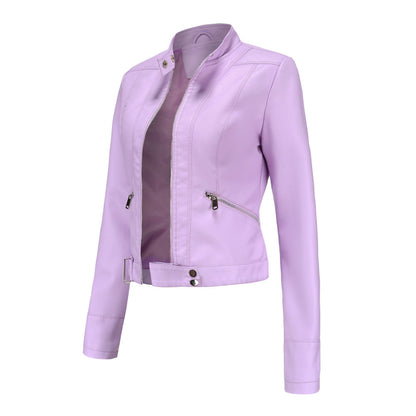 Classic Women's Leather Jacket with Timeless Style 13