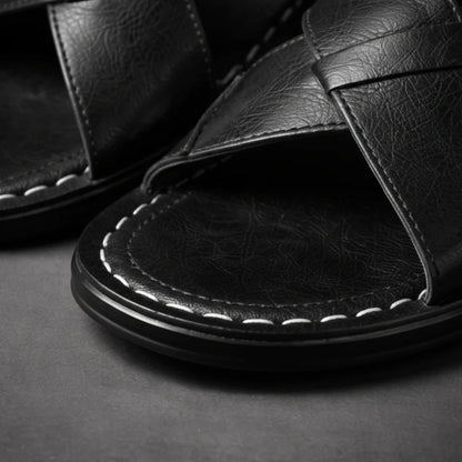 Men's Sandals | Crossed Strap Design & Slip-On Comfort 8