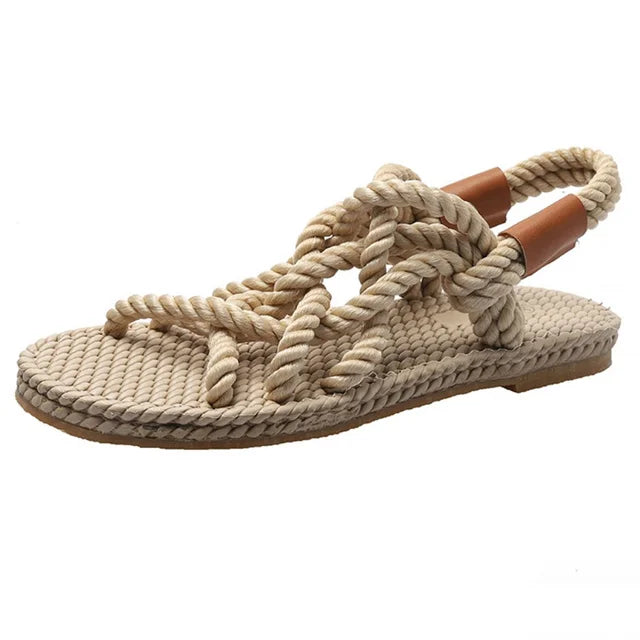 Braided Gladiator Sandals – Serina