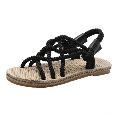 Braided Gladiator Sandals – Serina