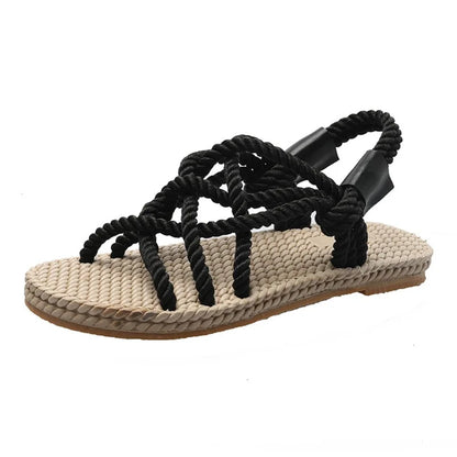 Braided Gladiator Sandals – Serina