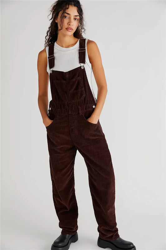 Corduroy Vintage Denim Dungarees - Harper