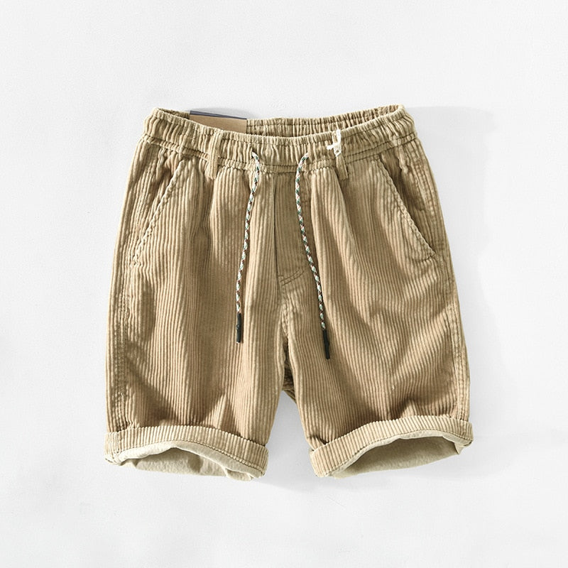 Retro cord shorts for men with a comfortable fit – Raul