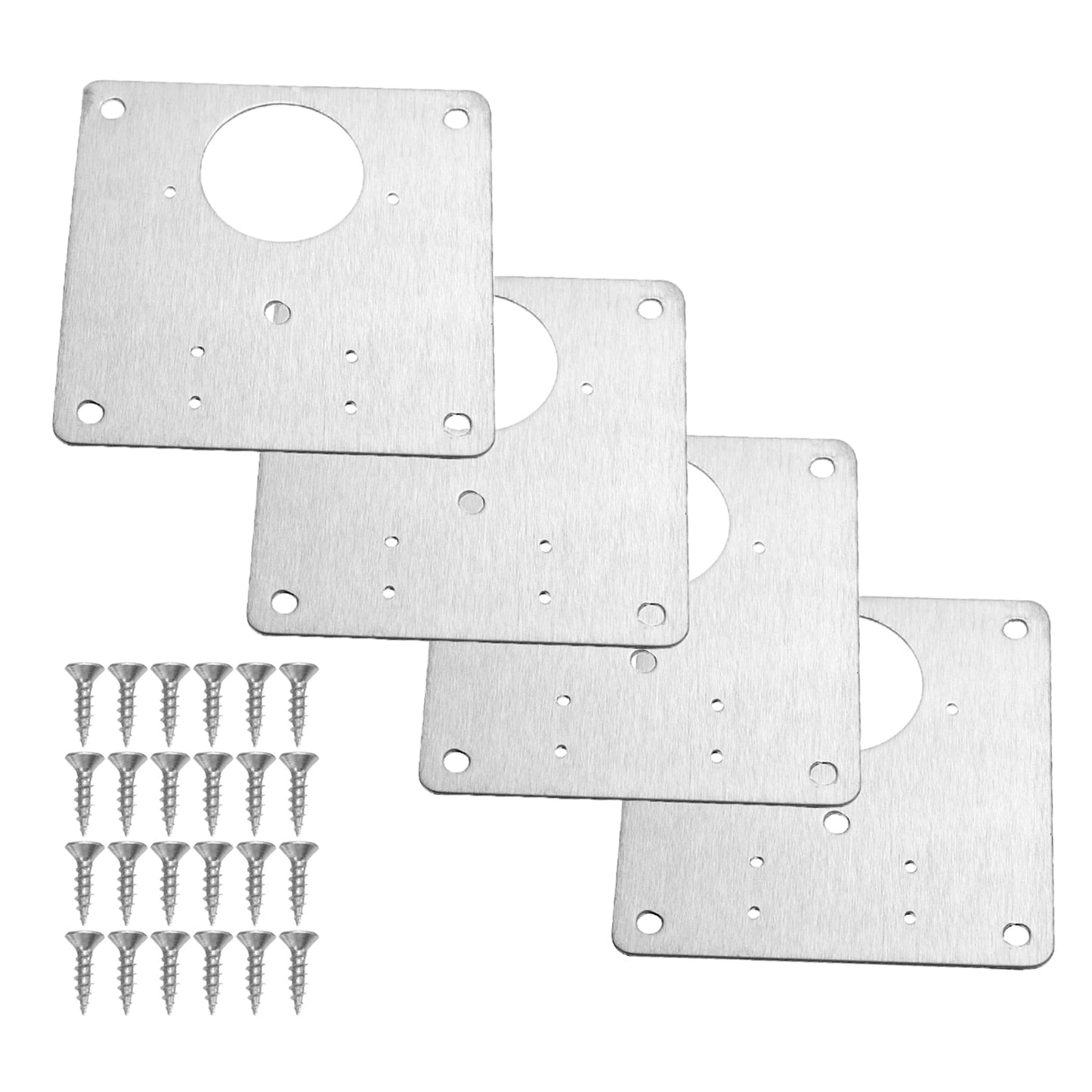 Hinge mounting plates for cabinet doors – Fixon