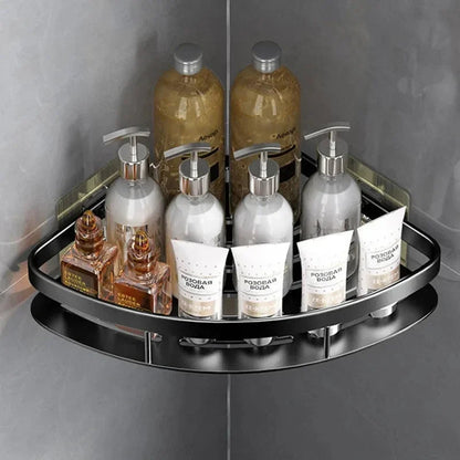 Aluminium Wall Shelf for Bathroom Corners - Cornerix
