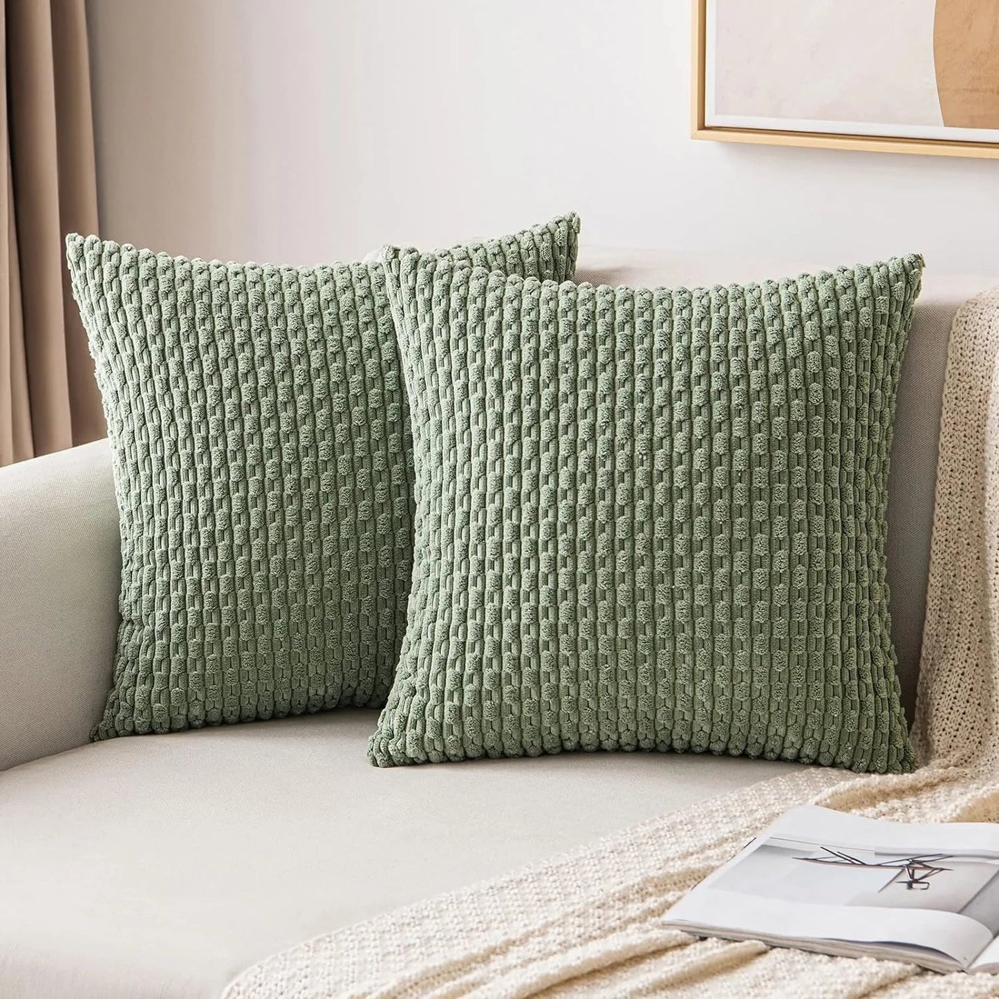 Corduroy Cushion Covers with Boho Style – Velvia