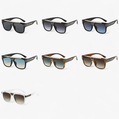 Vintage pilot sunglasses with mirrored lenses – Aerion