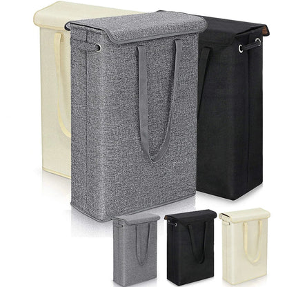 45L Slim Laundry Basket with Lid – Neris