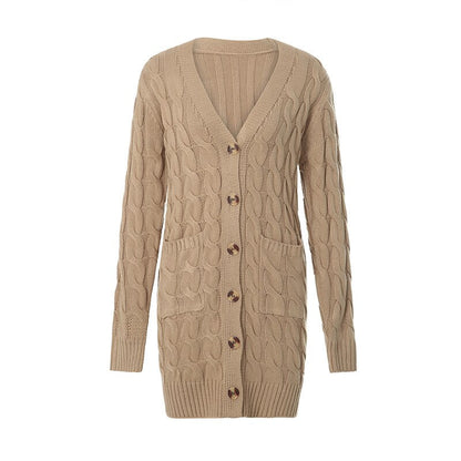 Ladies' knitted cardigan with pockets – Noelle