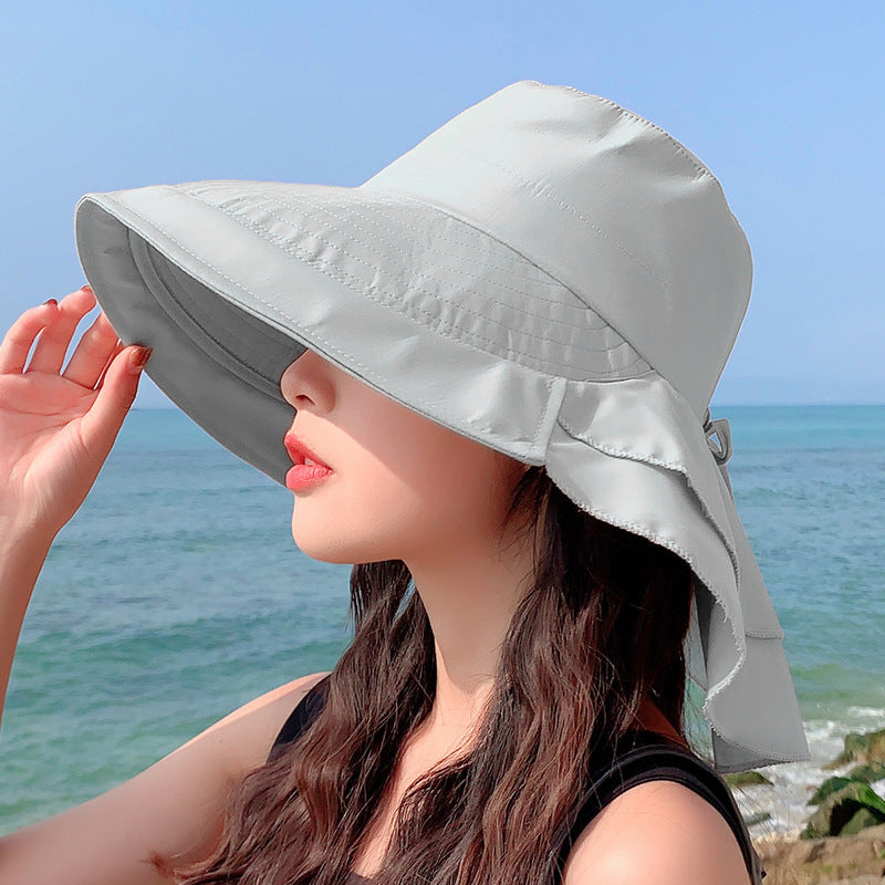 Ladies' sun hat with wide brim and UV protection – Celeste