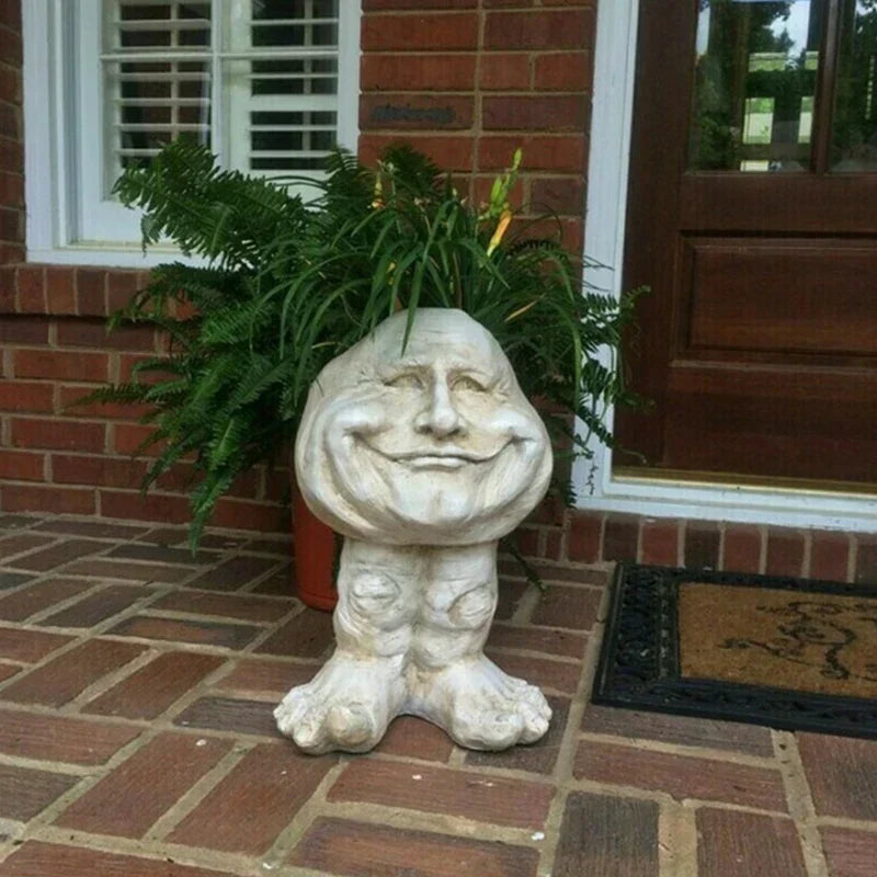 Funny Face Wax Plant Pot - GigglePot