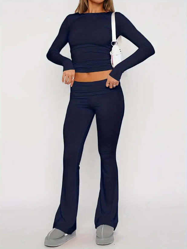 Comfortable 2-Piece Flare Set – Nova