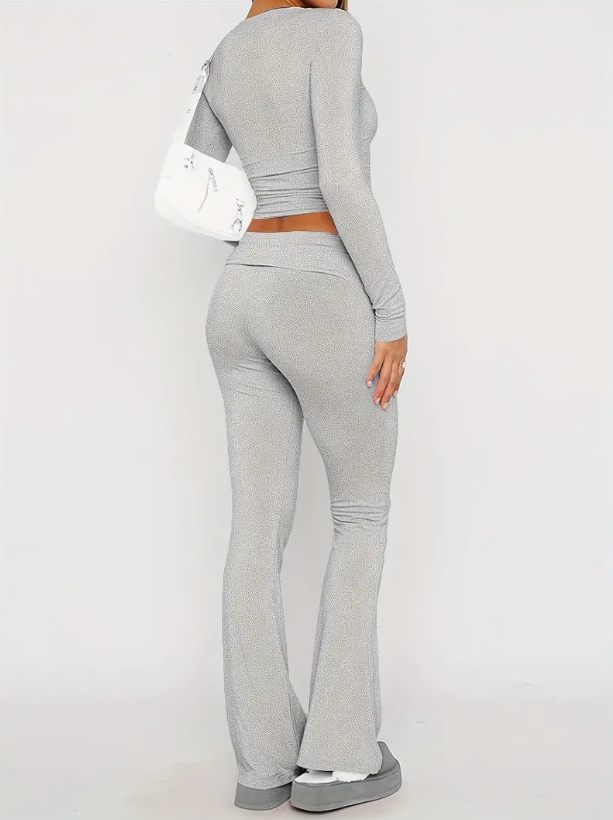 Comfortable 2-Piece Flare Set – Nova