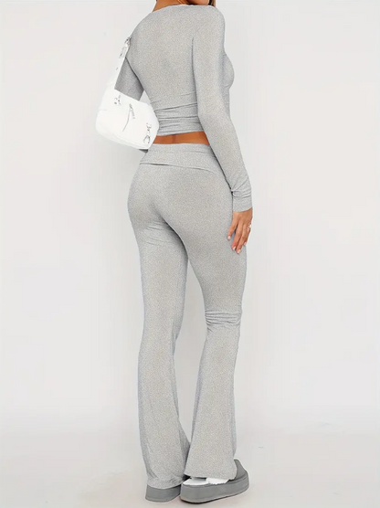 Comfortable 2-Piece Flare Set – Nova