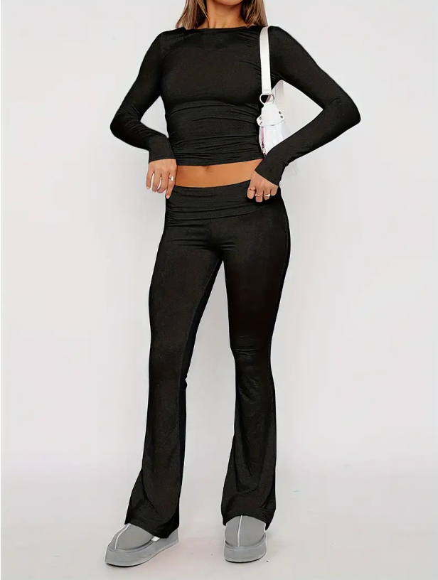 Comfortable 2-Piece Flare Set – Nova