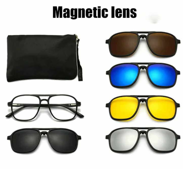 FlexView 6-in-1 | Sunglasses with interchangeable lenses (Buy 1 Get 1 Free promotion)