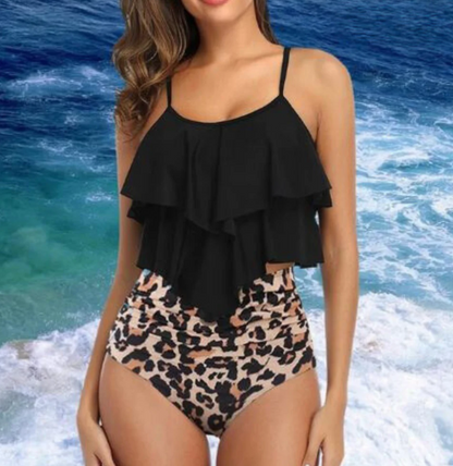 Tankini with ruffles and a high waist – Neriah