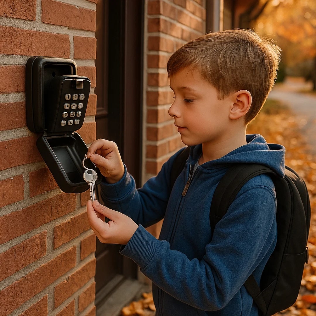 Key Safe with Code | Weatherproof Metal | Adjustable Combination Lock 3