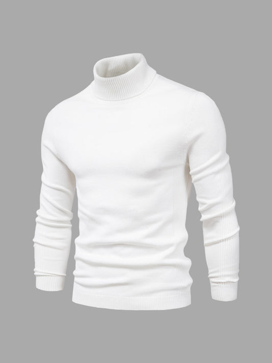 Schmal Geschnittener Rollkragenpullover Für Herren - Dario