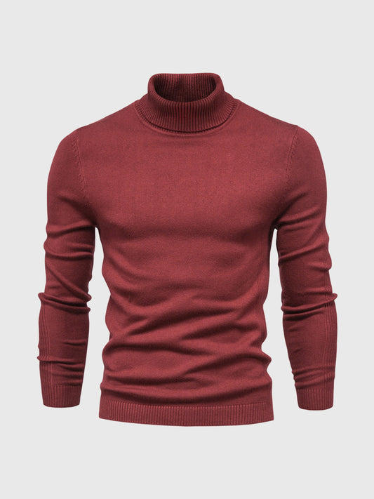 Schmal Geschnittener Rollkragenpullover Für Herren - Dario