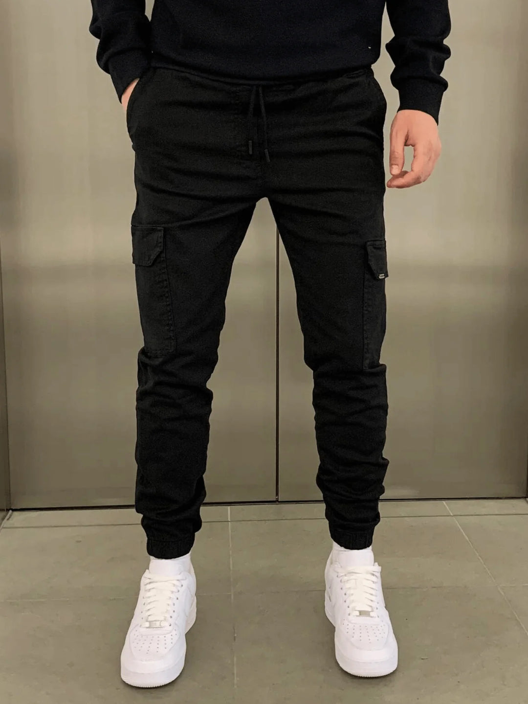 Schmale Cargo-Jogger Mit Zuschnitt - Lasse