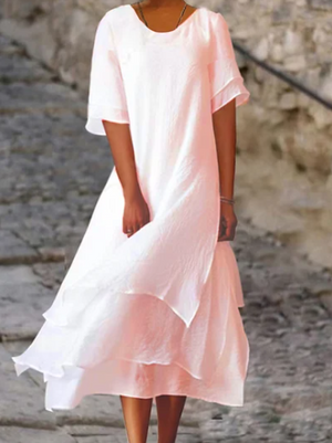 Cotton-linen summer dress – Noémie