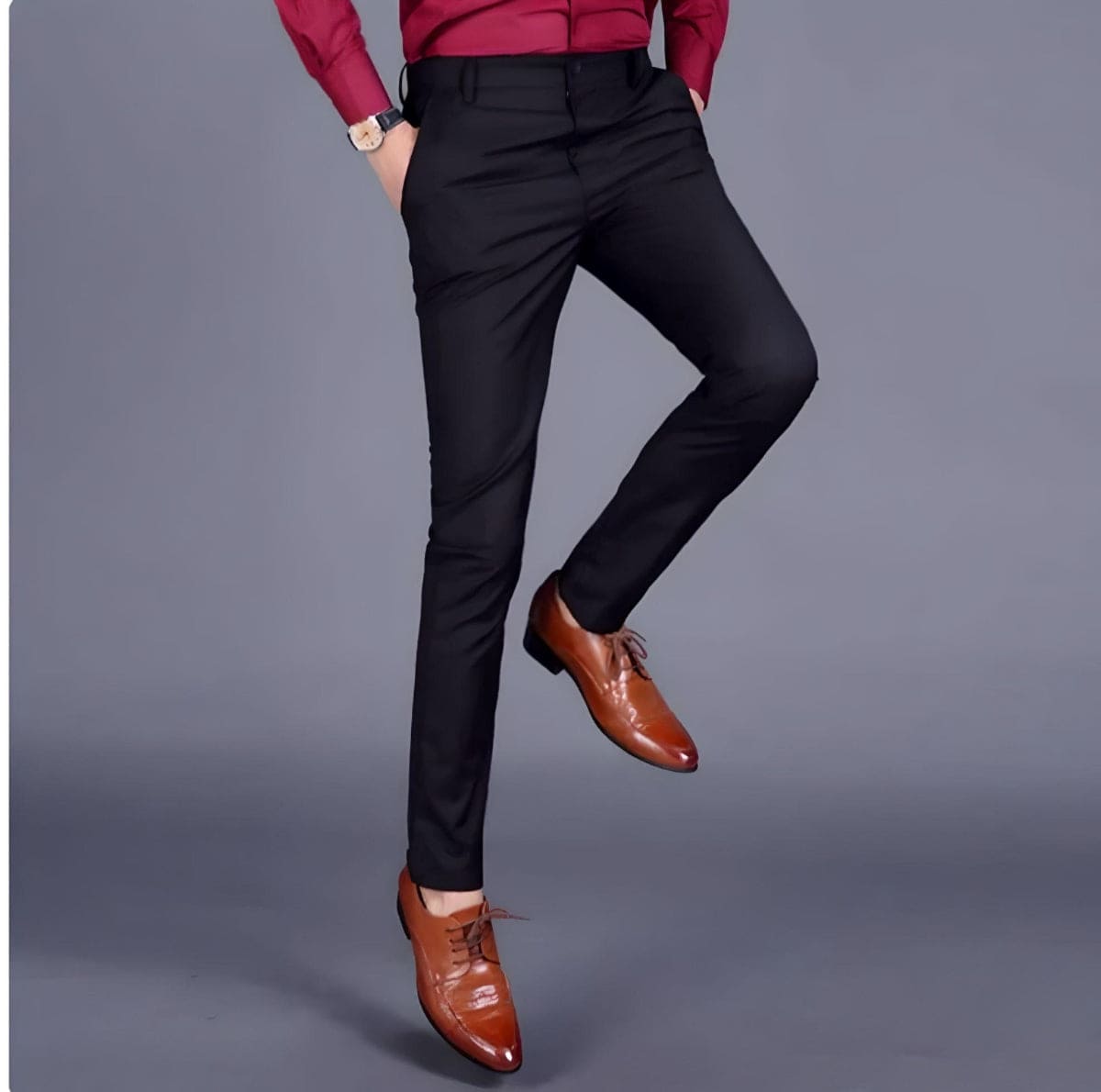 Fashionable Men's Stretch Trousers - Nolan