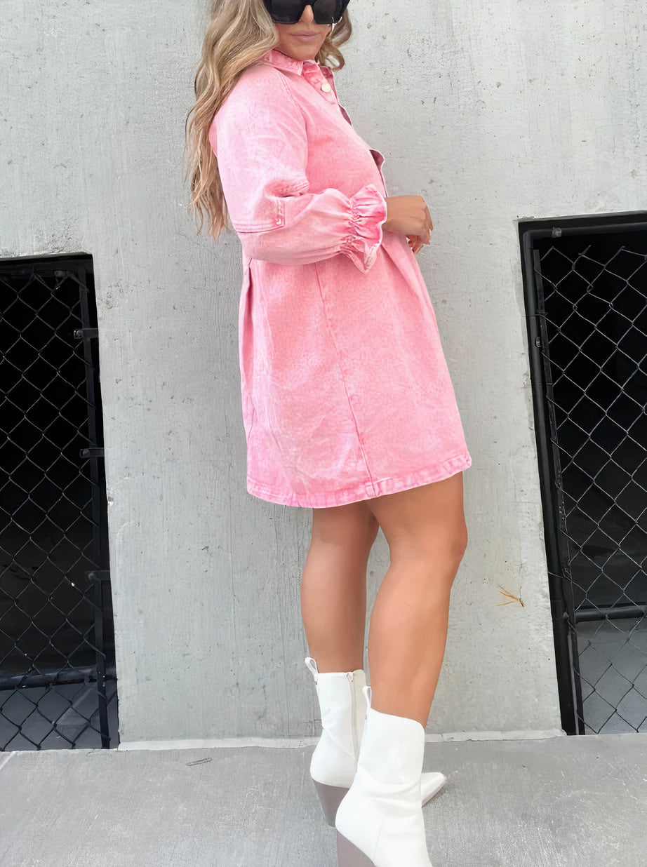 Long-sleeved denim dress – Autumn Magic Noor