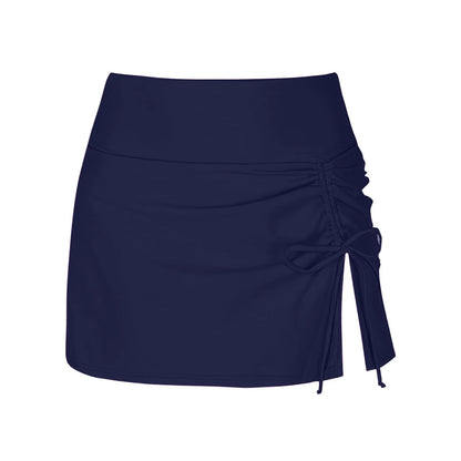 Ladies' swim shorts with side slit – Liv