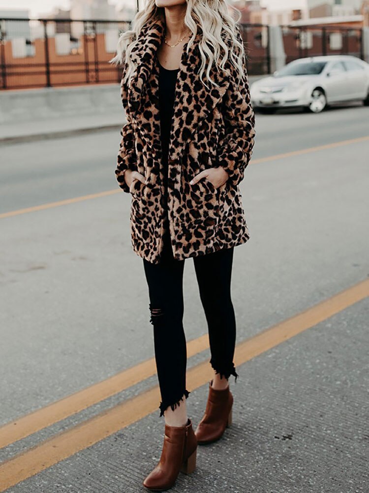Leopard Winter Coat - WildFrost