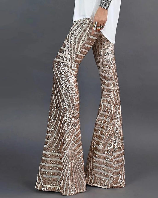 Glittering women's flared trousers – Zarah