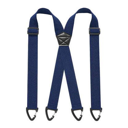 Men's X-Back Suspenders with Adjustable Metal Clips 11