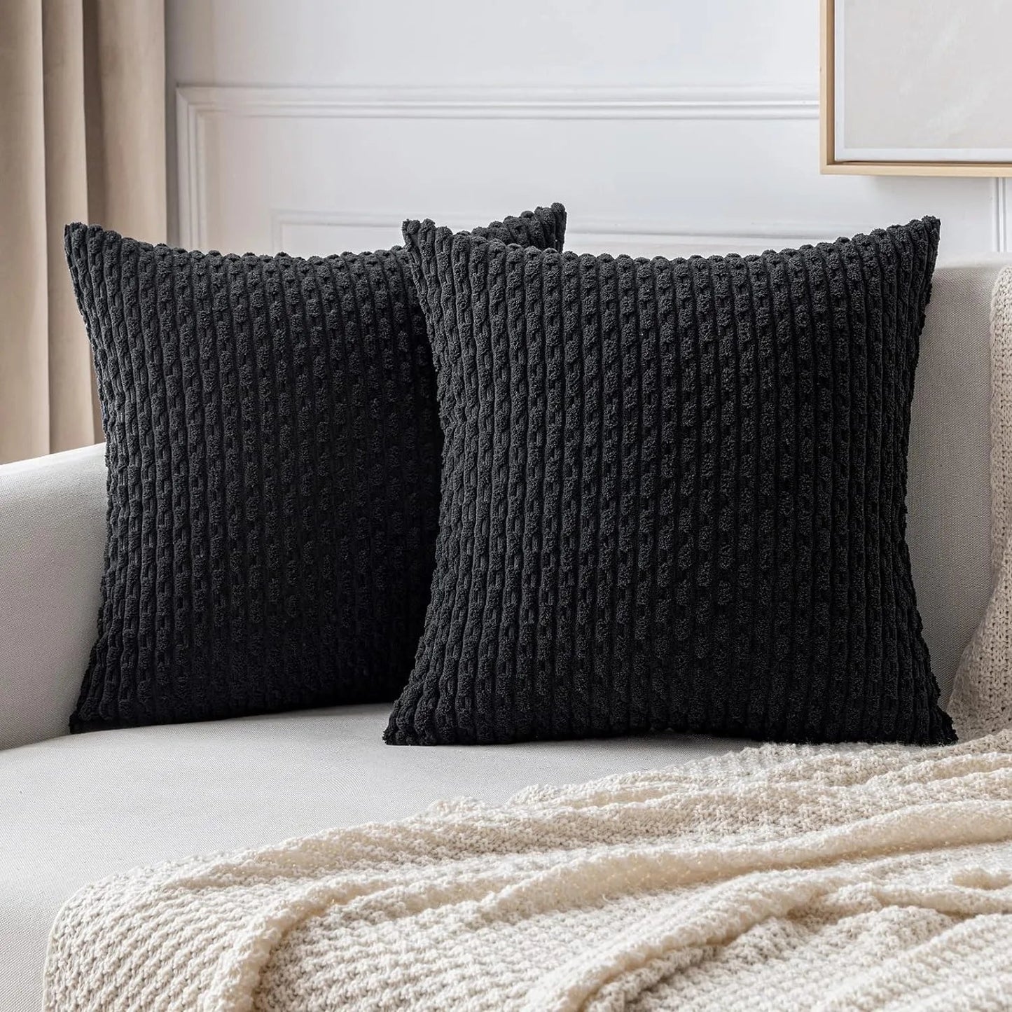 Corduroy Cushion Covers with Boho Style – Velvia