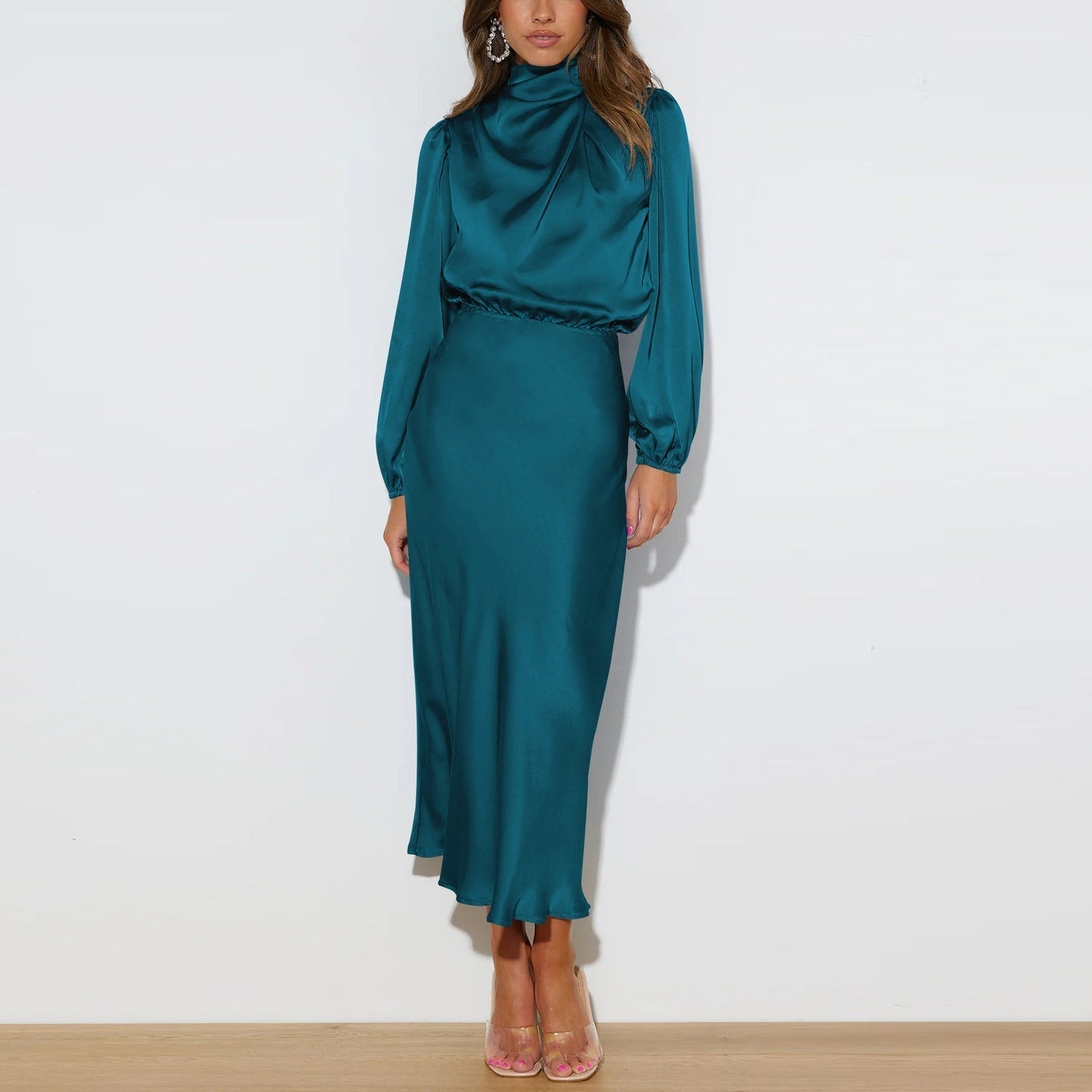 Luxury Satin Dress - Evelina