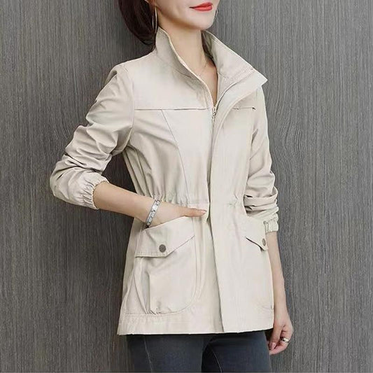 Ladies' transitional jacket with stand-up collar – Marielle