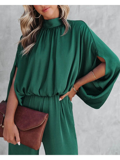 Trendy Green Jumpsuit - Chloe