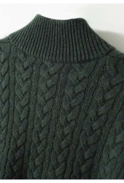 Arden Button-Up Cashmere Sweater 21