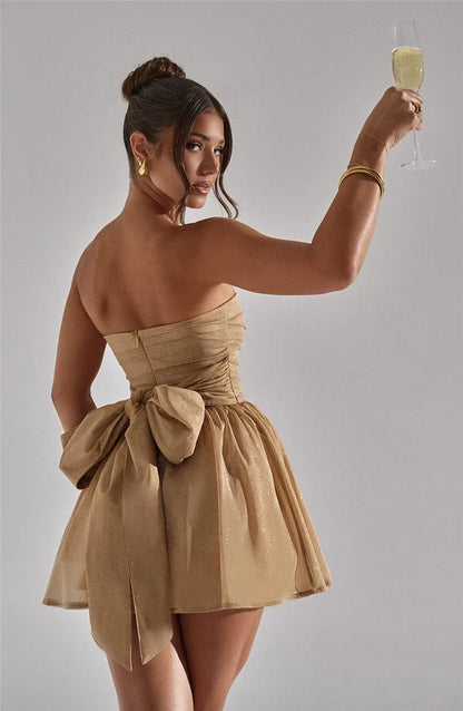 Sparkling mini dress for special occasions – Alina