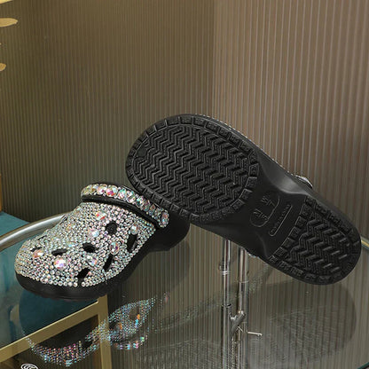 Crystal-embellished summer ladies' slippers made of EVA - Alviera