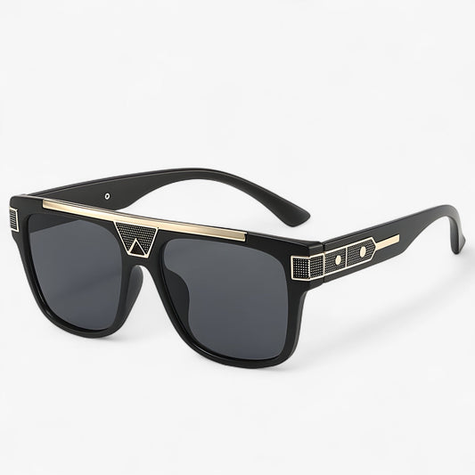 Vintage pilot sunglasses with mirrored lenses – Aerion