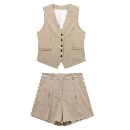 Two-piece summer outfit with vintage top – Amaya