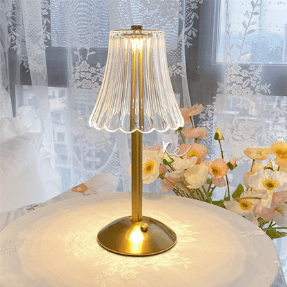 Golden Crystal Table Lamp - Aurora Luxe